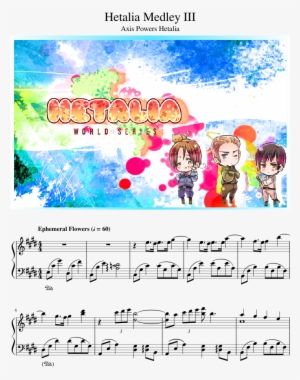 Hetalia Medley Iii Sheet Music 1 Of 15 Pages - Wallpaper #3564534