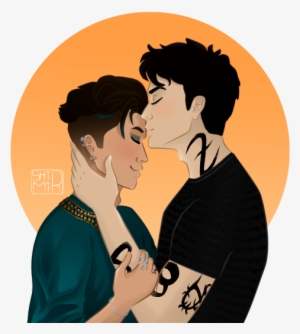 He's Quite Magical - Shadowhunters Alec Magnus Kiss Fanard #3565154