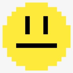 Meh Emoji - Pixel Art Apple Rainbow #3565255