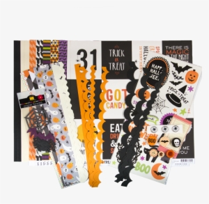 American Crafts Halloween Stickers 6"x12" 2/pkg-accents #3565756