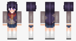 Minecraft Skin Ddlc Yuri - Yuri Minecraft Skin Ddlc #3565967