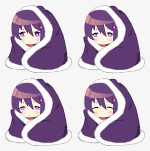 Edited Mediahd Sleeping Chibi Yuri Sprites Png Yuri - Ddlc Sleeping Chibi Sprites #3565987