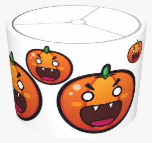 Evil Pumpkin Lampshade - Cartoon #3566024