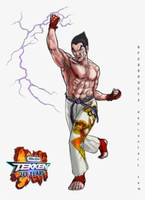 Kazuya Mishima Tekken Anniversary On Game Art Hq - Tekken Kazuya Concept Art #3566077
