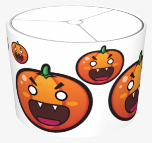 Evil Pumpkin Lampshade - Cartoon #3566142