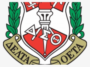 Delta Sigma Theta Clipart - Delta Sigma Theta Shield Black And White #3566953