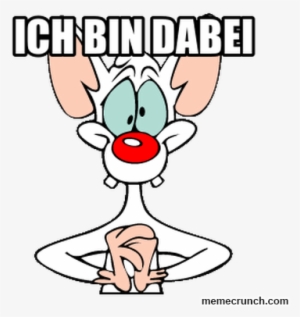 Lovely Memes T Ich Bin Dabei - Pinky And The Brain Masks #3567024