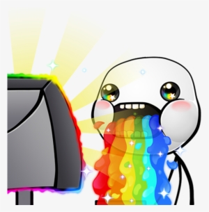 According To You What Are The Advantages And Disadvantages - Guy Throwing Up Rainbow #3567025