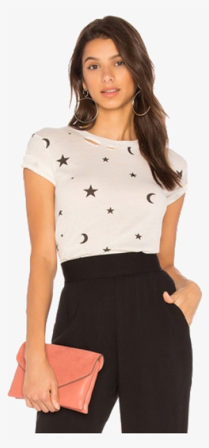 Wildfox Couture Planetarium Tee In Vintage Lace - Wildfox Couture Wildfox Couture Camiseta Planetarium #3567090