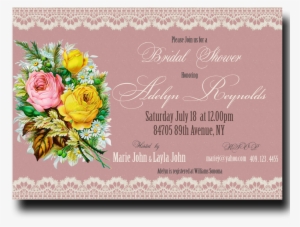 Pink Bridal Shower Invitation - Beautiful Vintage Rose Design Ornament (round) #3567109