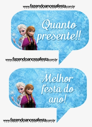 Plaquinhas Divertidas Para Fotos Frozen - Plaquinhas De Festa Frozen #3568360