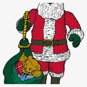 Christmas Boutique Wedding Boutique Sweet Story Boutique - Santa With Bag #3568648