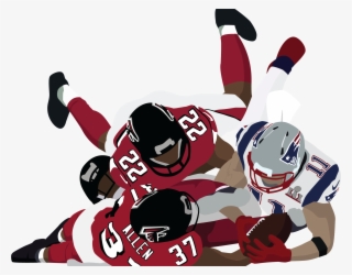 Julian Edelman Vector Illustration - Kick American Football #3568770