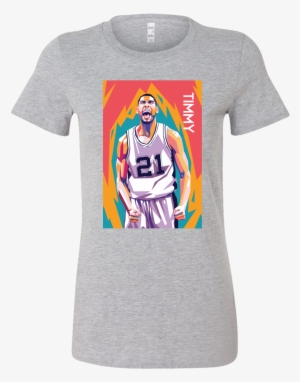 Tim Duncan Pop Art Women's Shirt #3569596