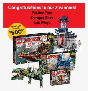 Enter To Win 1 Of 3 Lego Ninjago Prize Packs - Lego 70618 Ninjago Movie Destiny's Bounty #3569645