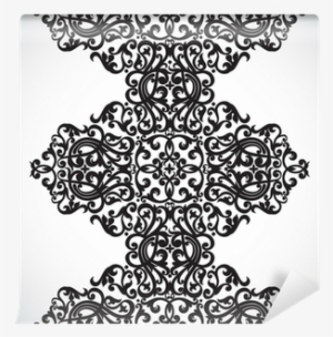 Vector Seamless Border In Victorian Style - Libro Pensieri Sulla Saggezza #3569973