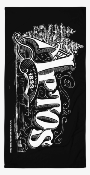 Aptos Victorian History Beach Towel - Visual Arts #3569978