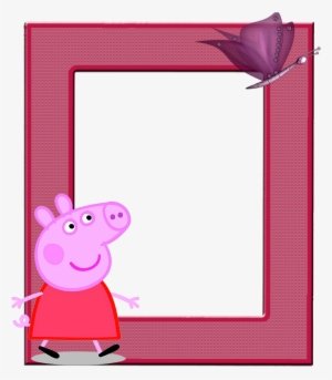 Peppa Pig - Moldura Para Foto Peppa Pig #3570401