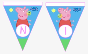 Banderines De Pepa Banderines De Pepa Banderines Para - Banderin De La Peppa #3570584