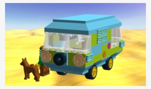 Scooby Doo Mystery Machine Minifig Scaled - Food Truck #3570935