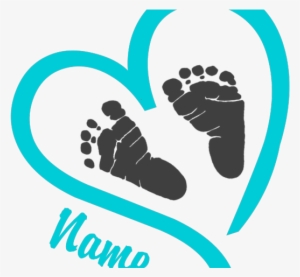 Light Blue Clipart Blue Baby Foot - Baby Footprints Svg Free #3571081