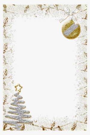Merry Christmas Photo Frames - Silver And Gold Christmas Invitations #3571319