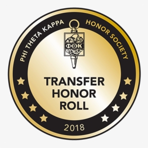 Seal For The Transfer Honor Roll 2018 From Phi Theta - Phi Theta Kappa #3571337