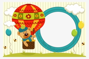 Montagem Para Fotos - Hot Air Balloon Bear #3571825