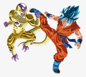 Gold Frieza Vs Ssgss Goku No Aura By Dragonballaffinity - Goku Vs Golden Freezer Png #3571855
