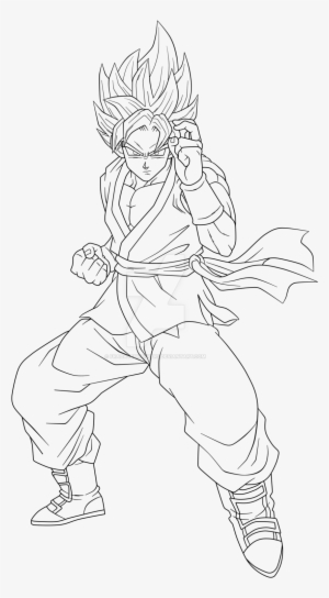 Ssgss Goku Coloring Pages 3 By Jon - Drawing #3572023