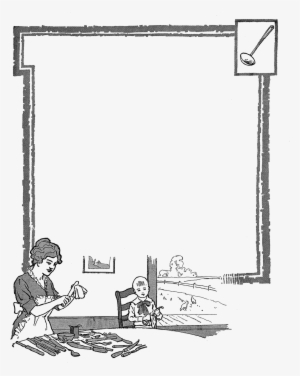 I Love The Kitchen, Dining Room Image At The Bottom - Kitchen Frame Png #3572328