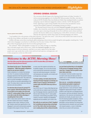 American Council On The Teaching Of Foreign Languages - Alphabetized Bible #3573442