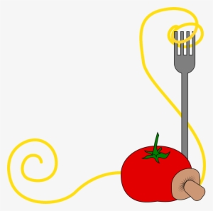 Italian Cena At Penobscot Language School - Spaghetti Border Clip Art #3573752