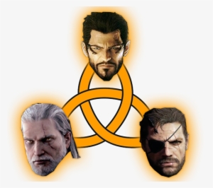 So Witcher Geralt, Snake From Mgs And Adam Jensen In - Geralt Of Rivia Venom Snake #3574182