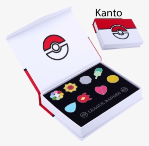 Pokemon Trainer Gym Badge Sets - Pokemon Kanto Badges Box #3574274