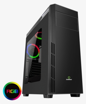 Gamemax Graphite Rgb Midi Gaming Case - Computer Case #3574758