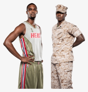 Miami Heat Home Strong - Miami Heat Veterans Day Uniform #3575074