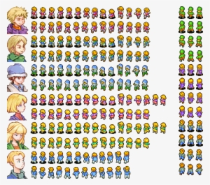 Real World Townspeople - Gba Rpg Sprites #3575397