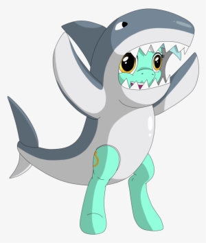 Redquoz, Bipedal, Clothes, Costume, Left Shark, Lyra - Cartoon Cute Shark Transparent Background #3575622