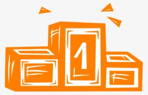 Vector Illustration Of Competitive Sports Winners Podium - Podio Png #3575647