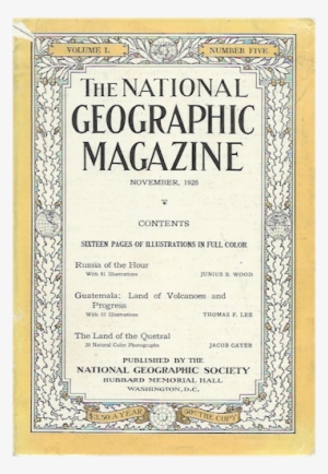 Land Of Volcanoes And Progress And In The Land Of Quetzal - National Geographic Magazine 1918 #3576013