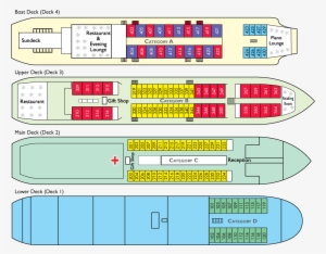 Dnieper Princess River Cruise Ship Deckplan - River #3581607