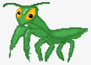 Praying Mantis Sprite - Cartoon #3583500