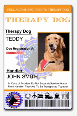They Are The Hard Working Heroes Of Disaster Relief - Holographic Emotional Support Dog Id Card #3584183