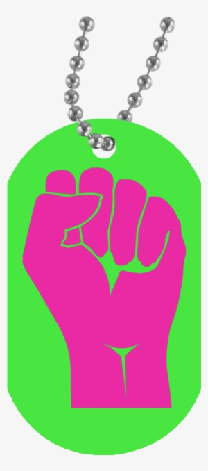 Clenched Fist Un5588 White Dog Tag - Flag Shirt American Flag Day #3586577