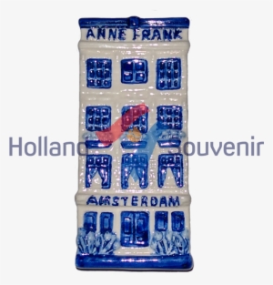 Magnet Delft Blue Anne Frank - Blue And White Porcelain #3587198