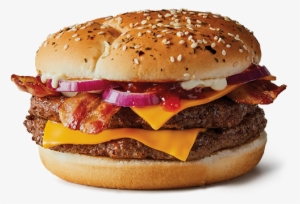 An Angus Beef Burger From Mcdonald's - Hamburger #3587395