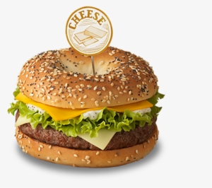 Mcdonalds In France Has Launched A Range Of 3 “bagel - Bagel Burger #3587733