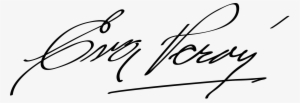 Firma De Eva Duarte De Perón Firma - Eva Peron Signature #3588348