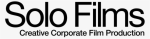 Solo Films Logo Black - Logo Film Production Company Png #3588802